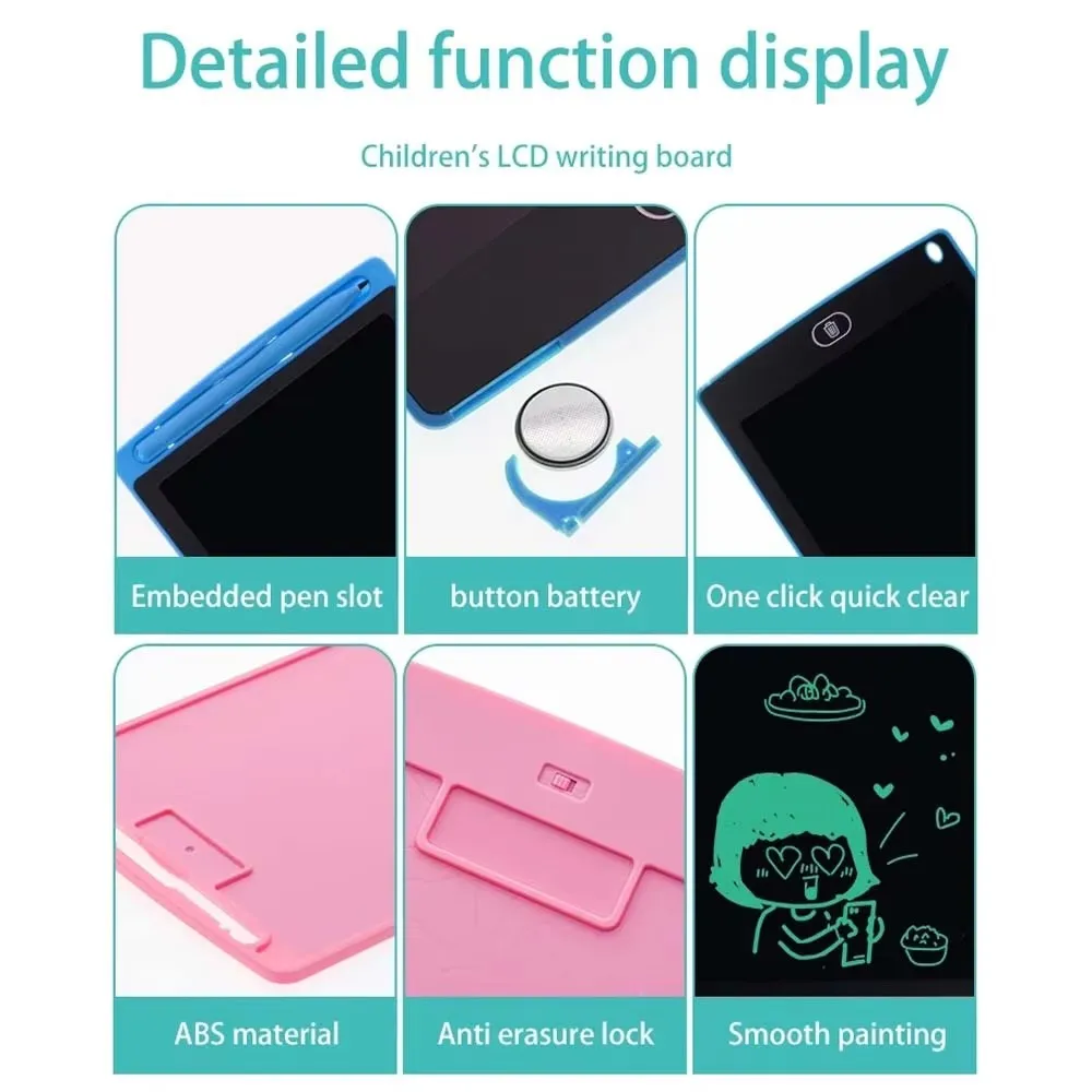 10 Inch LCD Writing Board Digital Magic Chalkboard Sketchpad - Portable Kids Gift - Image 7