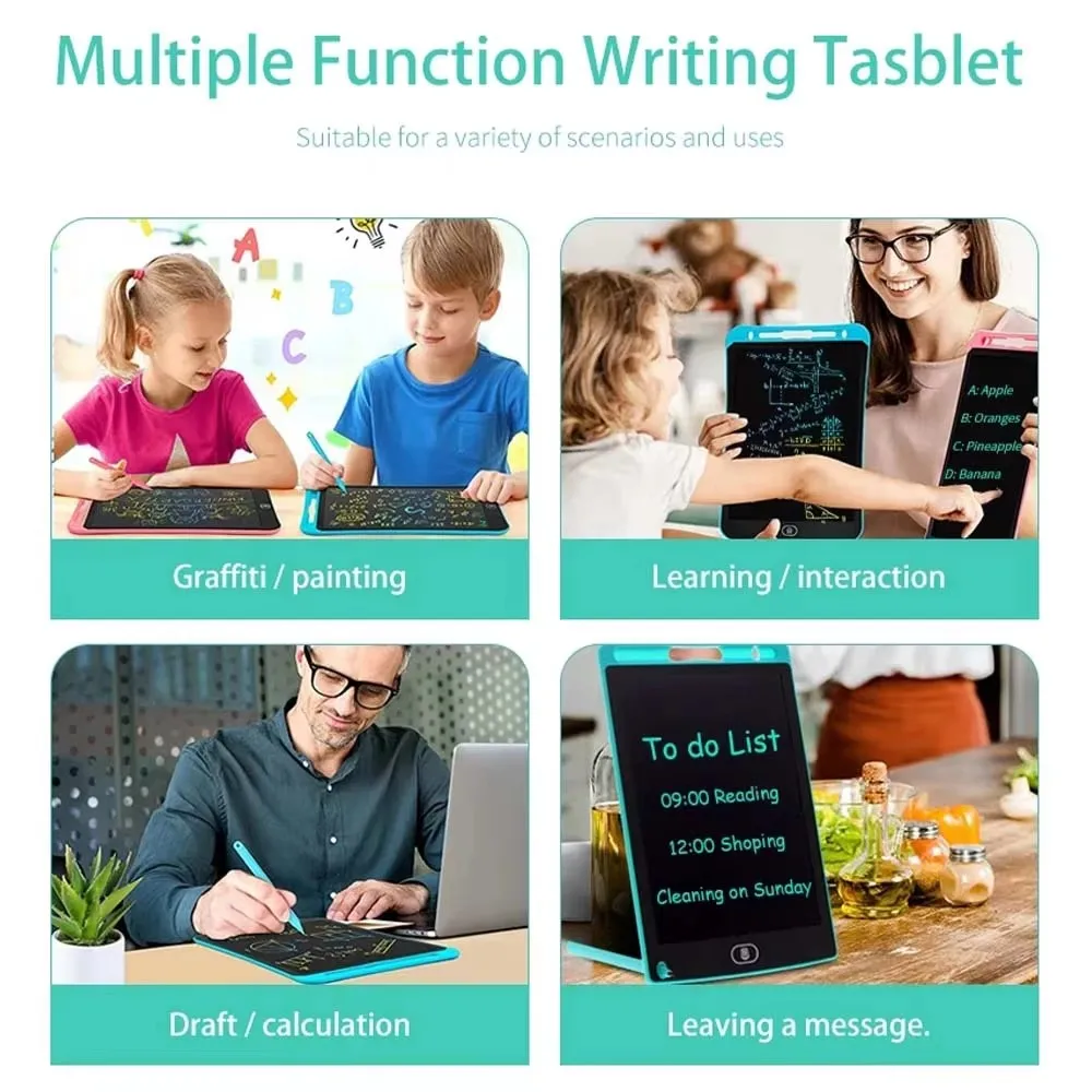 10 Inch LCD Writing Board Digital Magic Chalkboard Sketchpad - Portable Kids Gift - Image 9