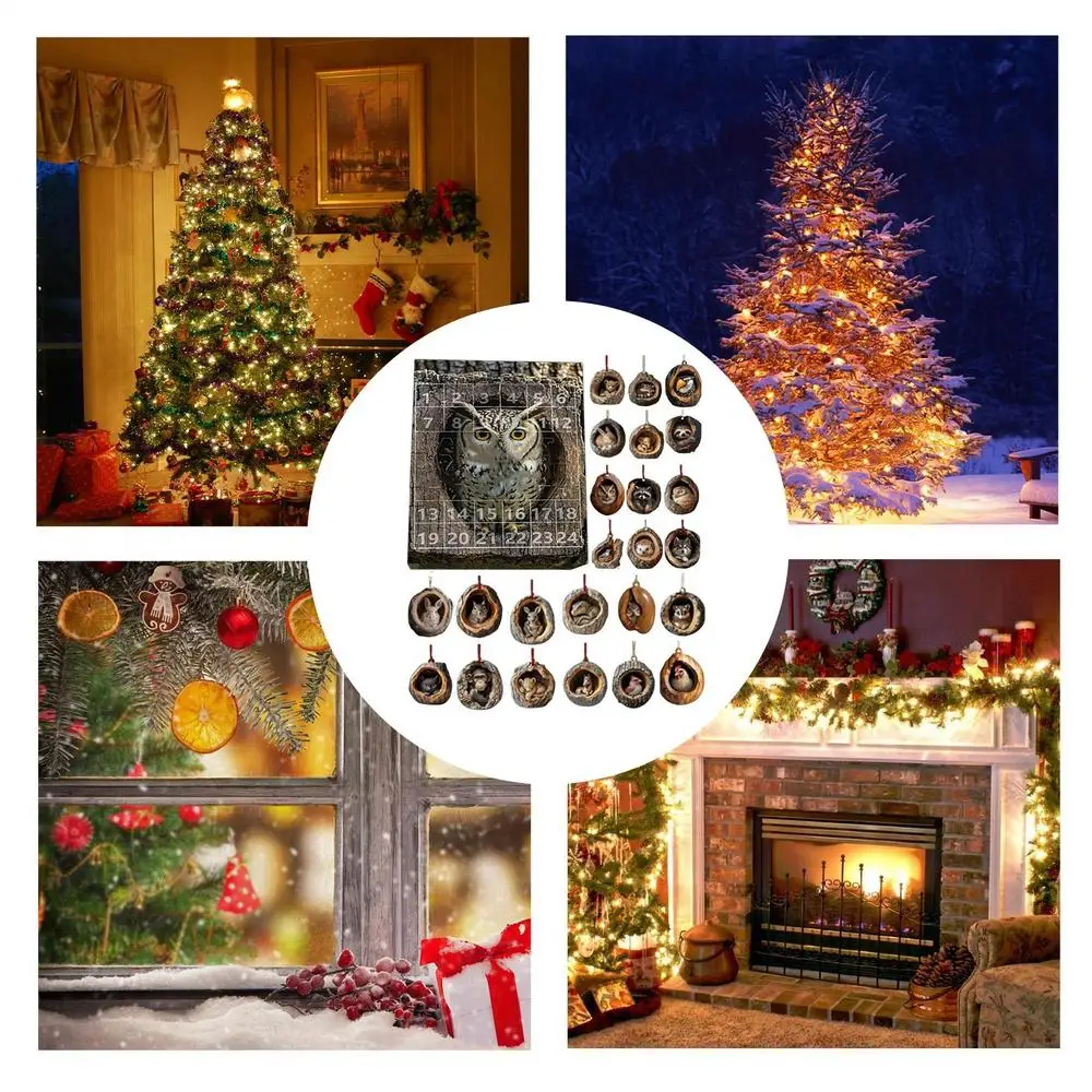 Advent Calendar Cat Countdown Hanging Tree Ornaments - Image 10