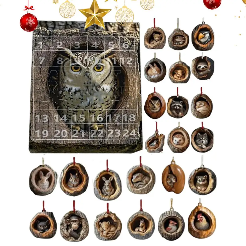 Advent Calendar Cat Countdown Hanging Tree Ornaments - Image 12