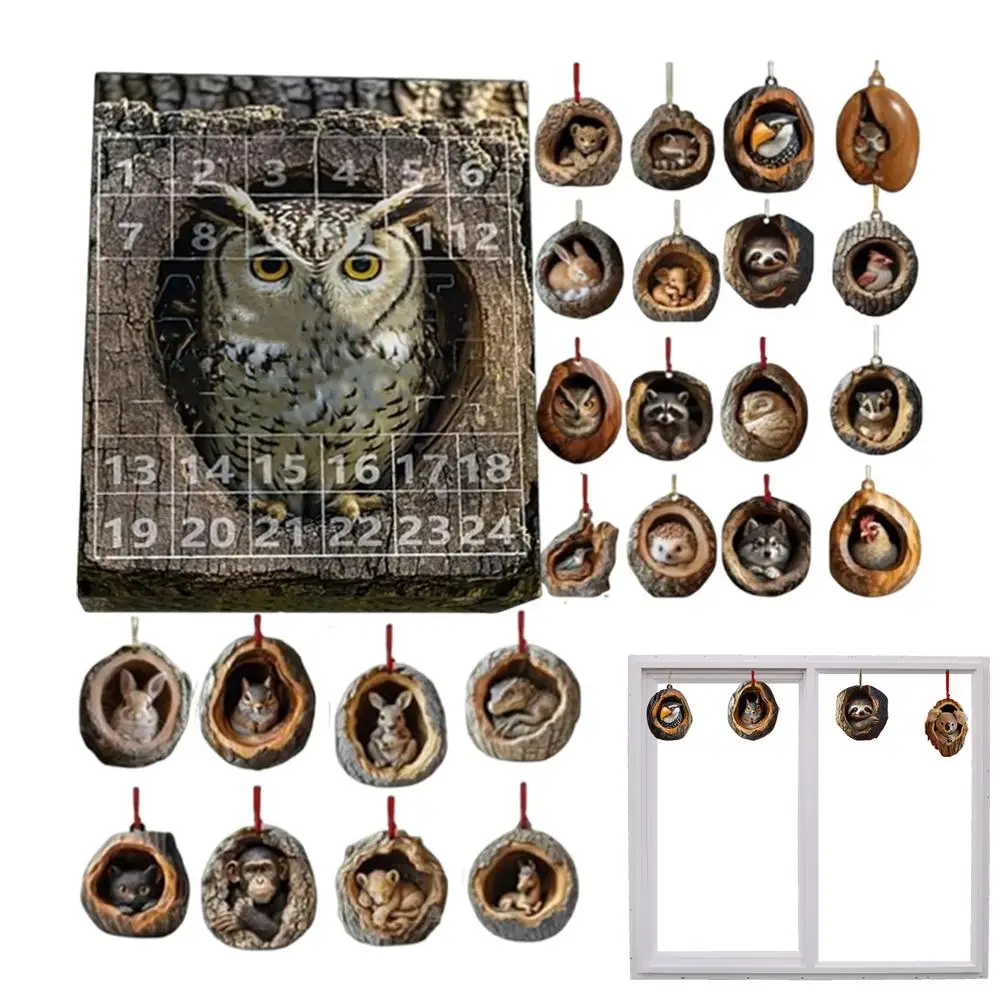 Advent Calendar Cat Countdown Hanging Tree Ornaments - Image 14