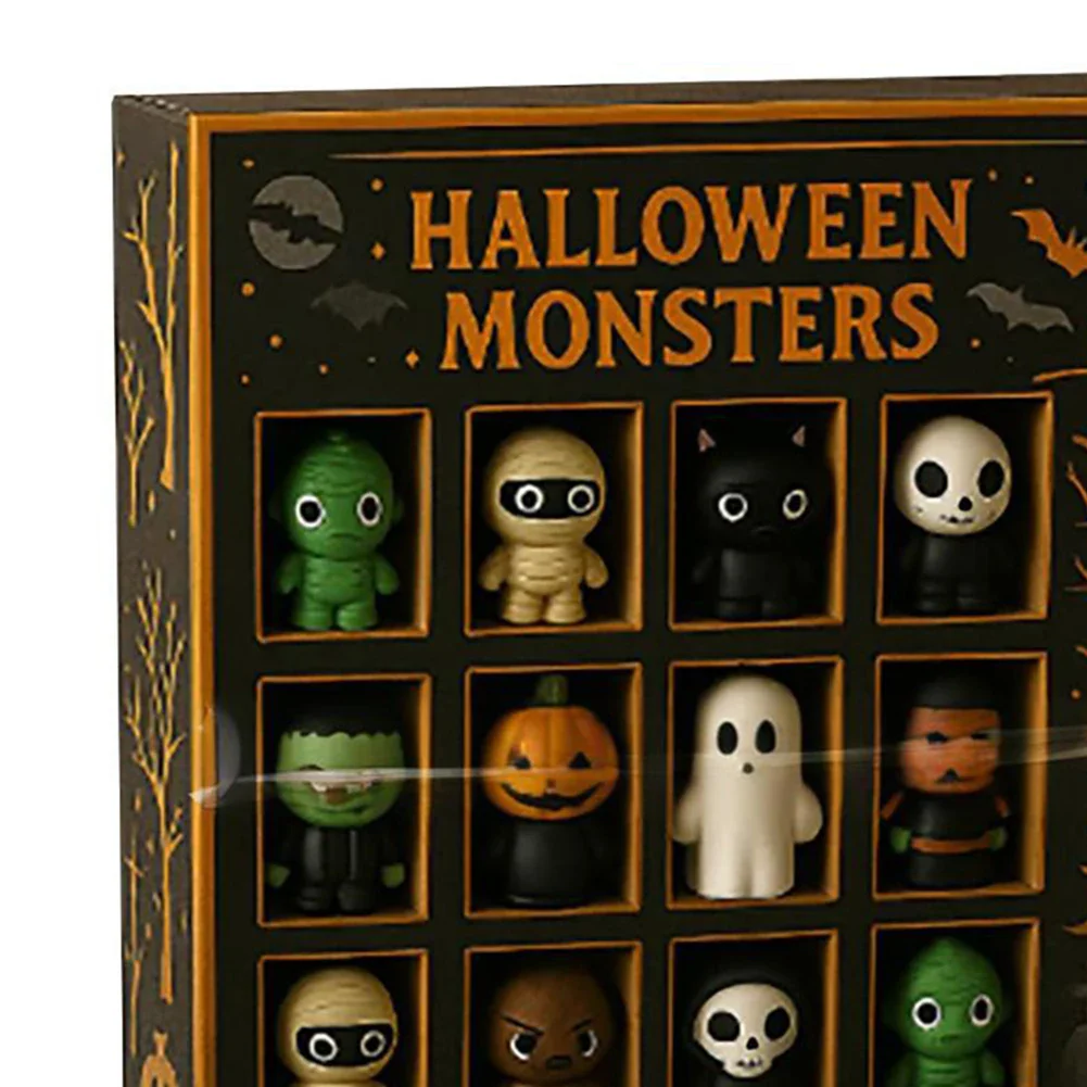 Halloween Advent Calendar 12 Spooky Mini Dolls 2025 - Image 5