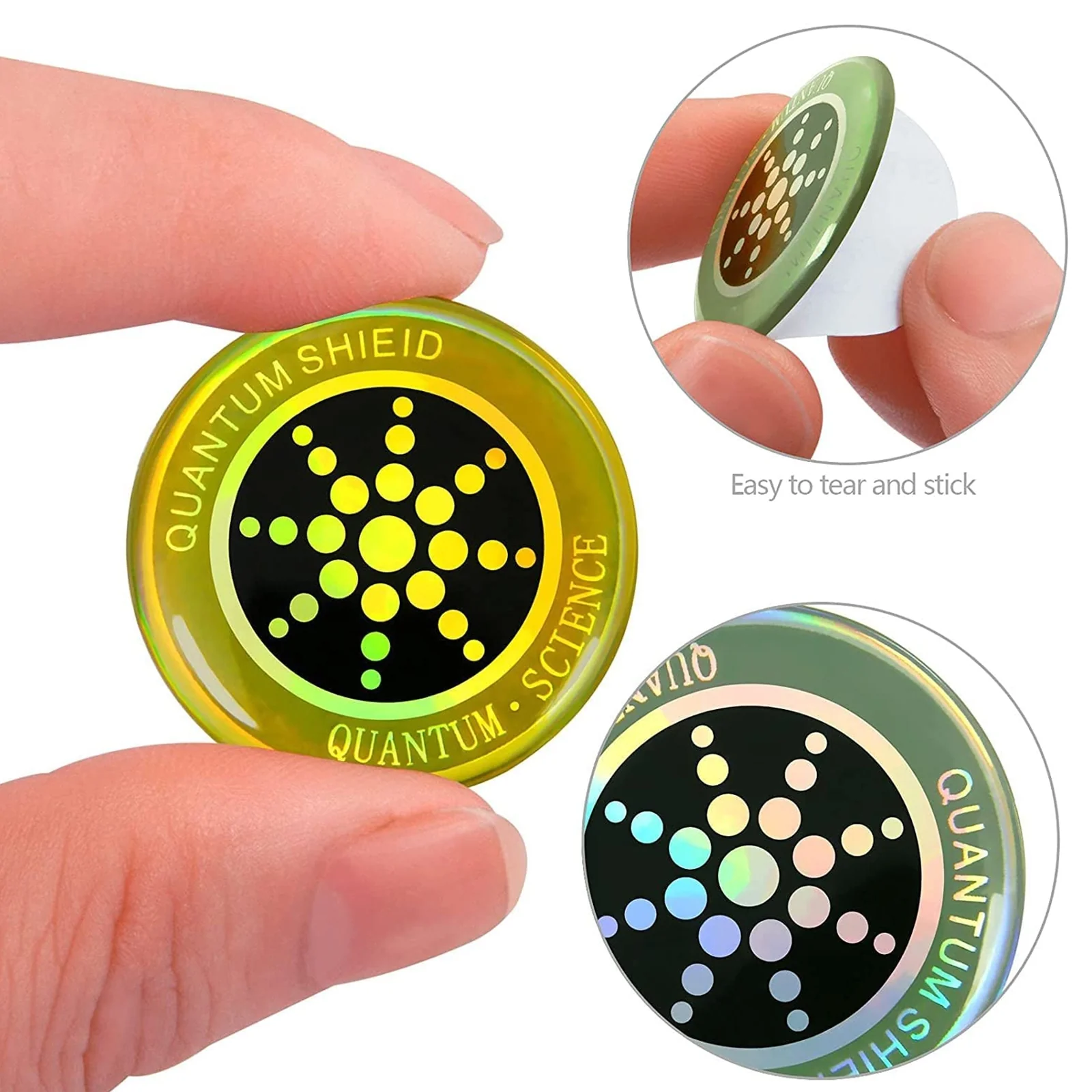 6-Pack EMF Sticker Anti Radiation Protection for Cell Phones, Tablets, Laptops, Routers - Image 7