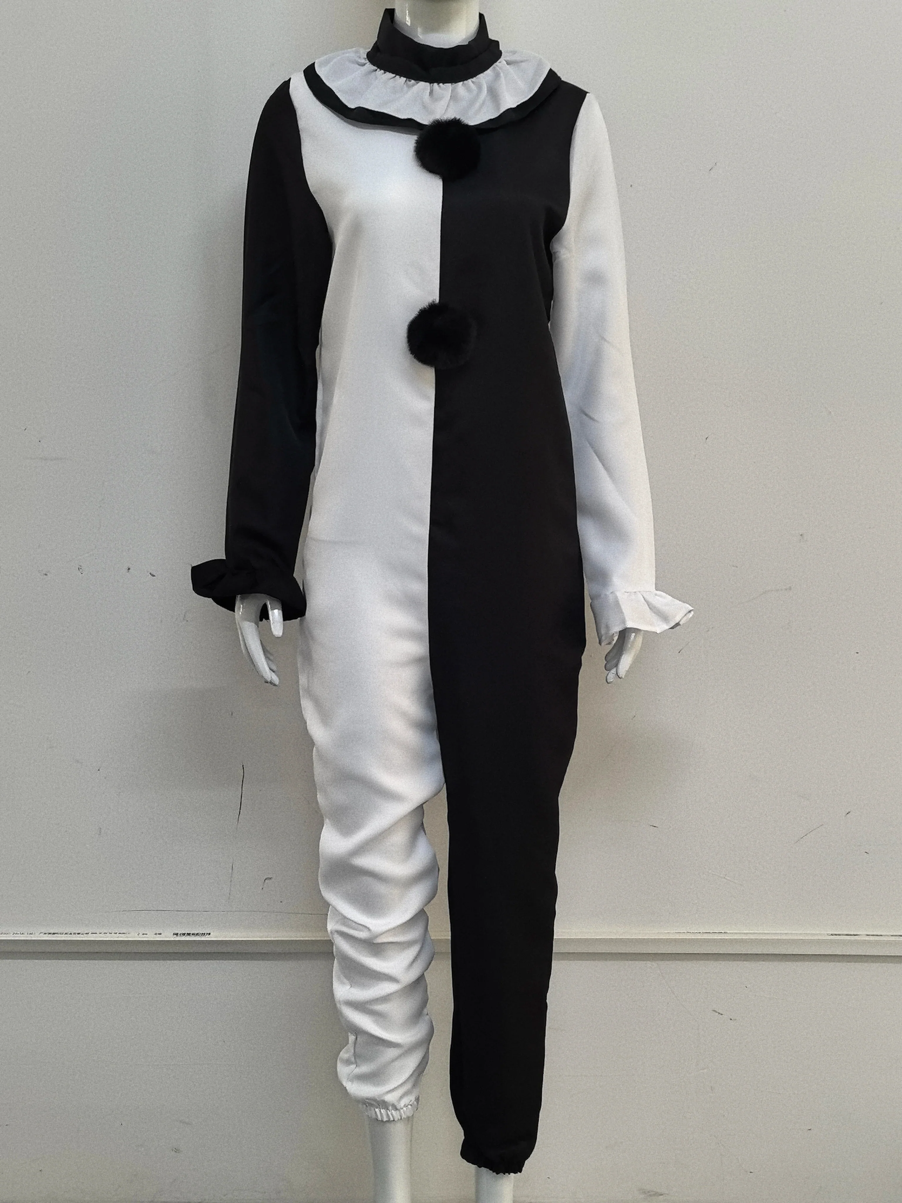 Art The Clown Cosplay Jumpsuit And Mask Halloween 2025 - Image 5