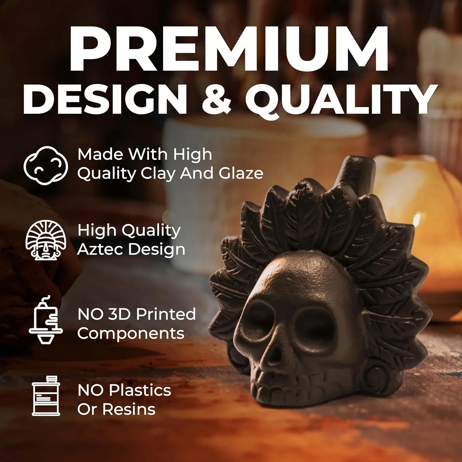 Aztec Death Whistle - Authentic 126.3dB Sound for Halloween - Thunderous Echoes of Ancient Warriors - Image 3