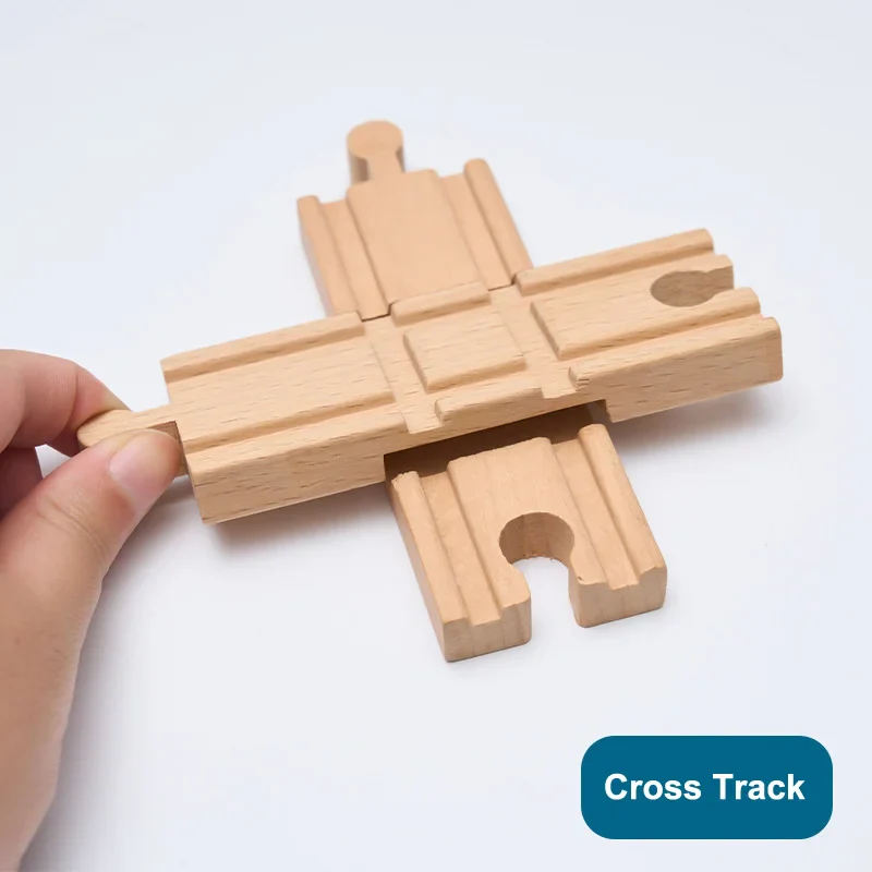 Beech Wood Train Track Set - DIY Assembly Toy for Kids Eco-Friendly - Image 5