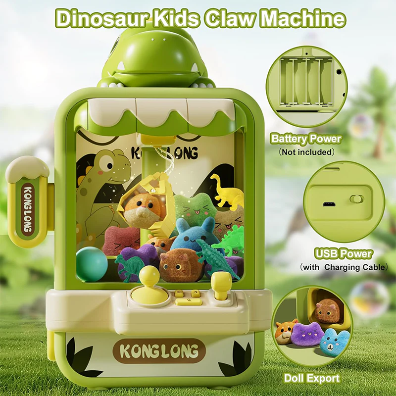 Claw Machine Toy - Arcade Game for Kids, Adjustable Music Vending Fun - Image 3