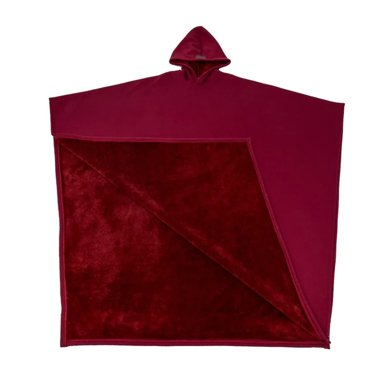 Cloak Robe Hoodie Men Casual Loose Solid Color Sweatshirt with Hat - Image 13