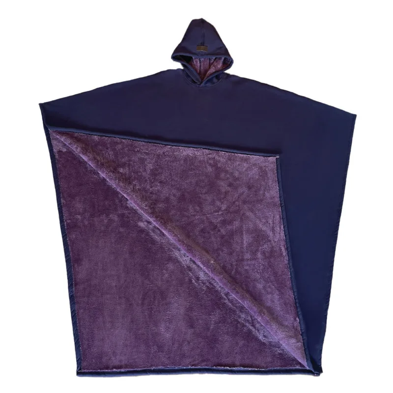 Cloak Robe Hoodie Men Casual Loose Solid Color Sweatshirt with Hat - Image 8