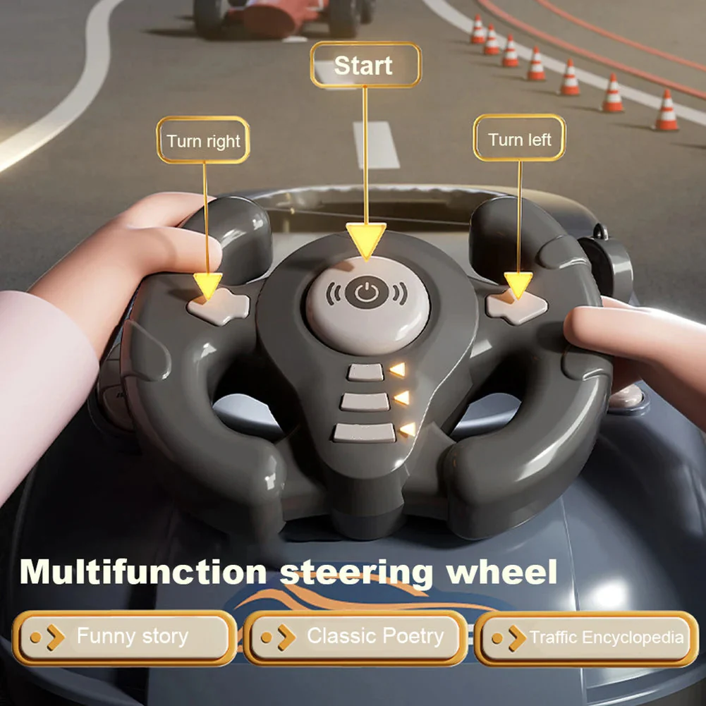 Driving Simulator Toy with Music & Sound Effects for Kids - Image 4