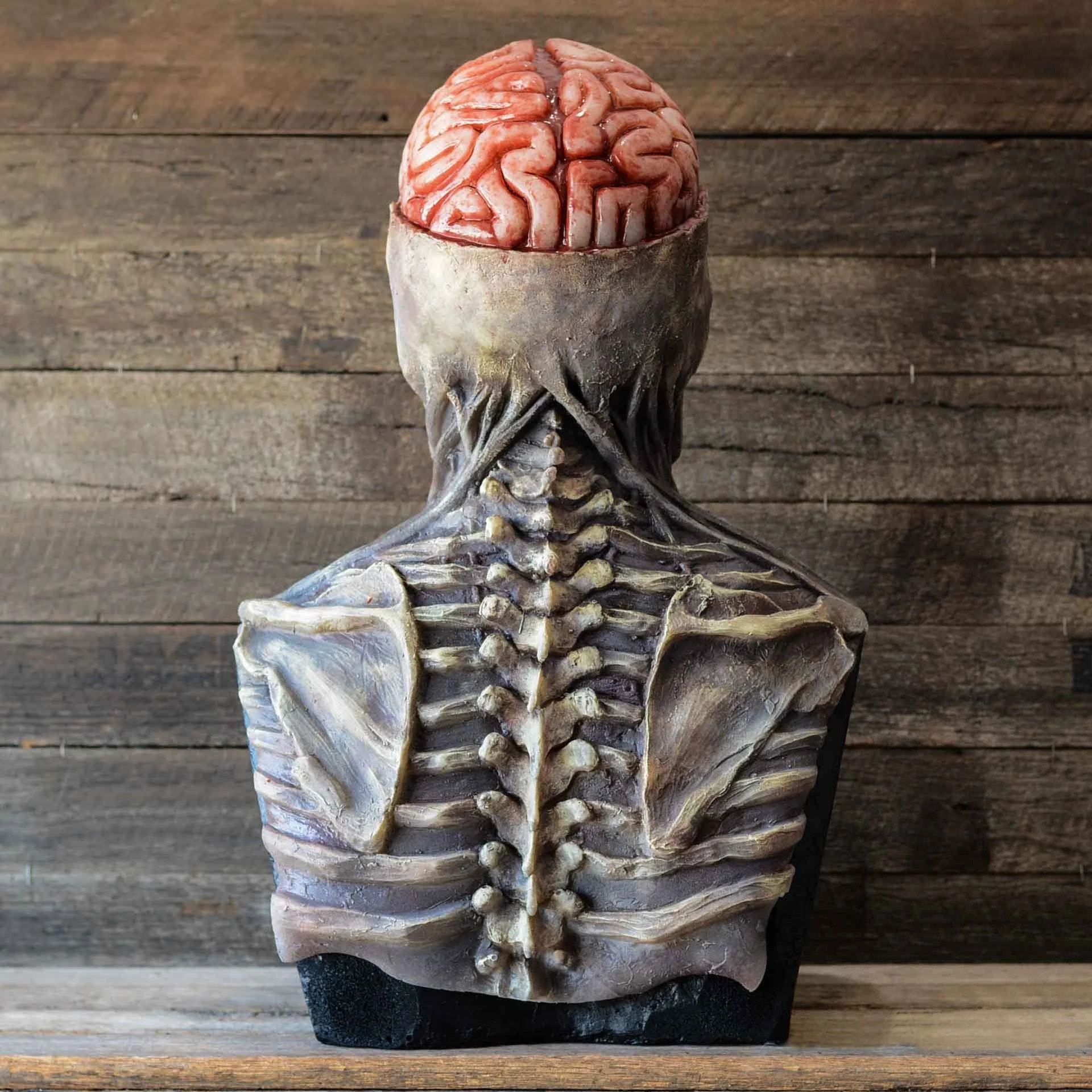 Realistic Movable Jaw Skeleton Mask with Hat – Full Head Halloween Cosplay Accessory for Parties and Events - Image 4