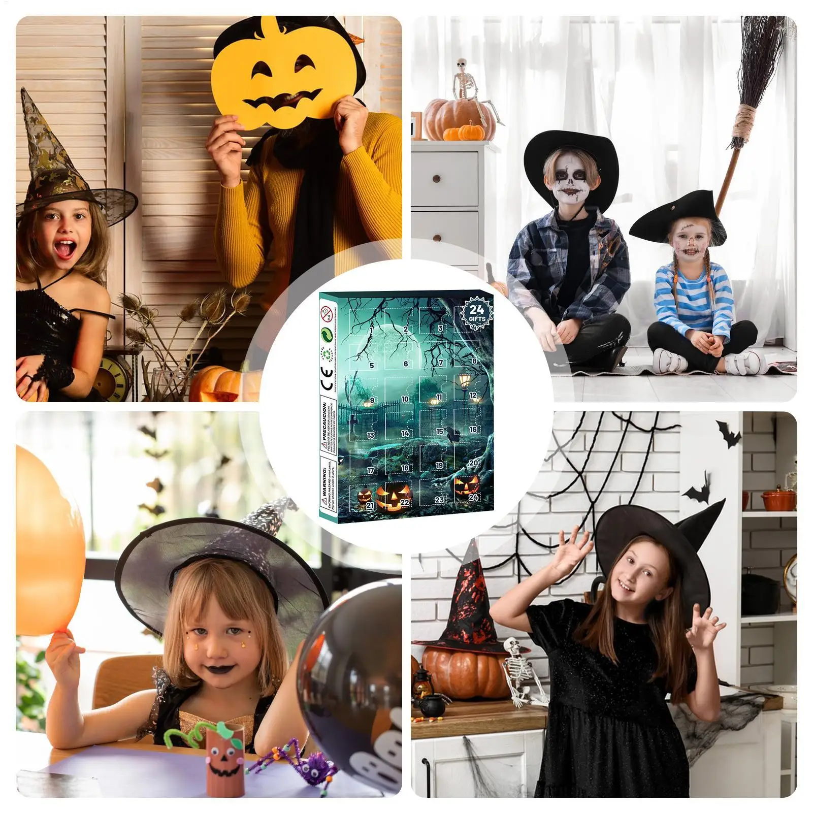 Halloween Advent Calendar 24 Days Tabletop Decor Collectible - Image 10