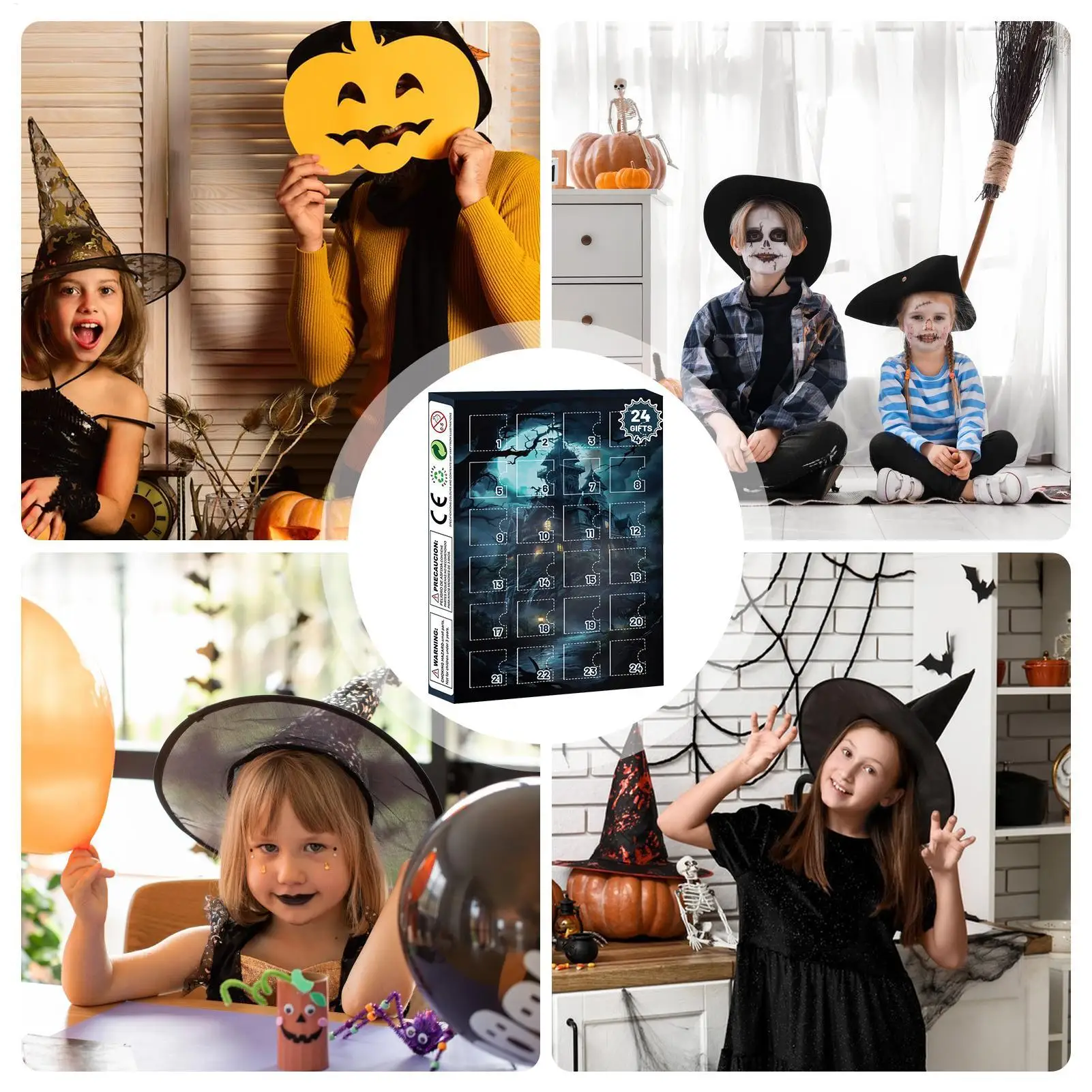 Halloween Advent Calendar 24 Days Tabletop Decor Collectible - Image 11