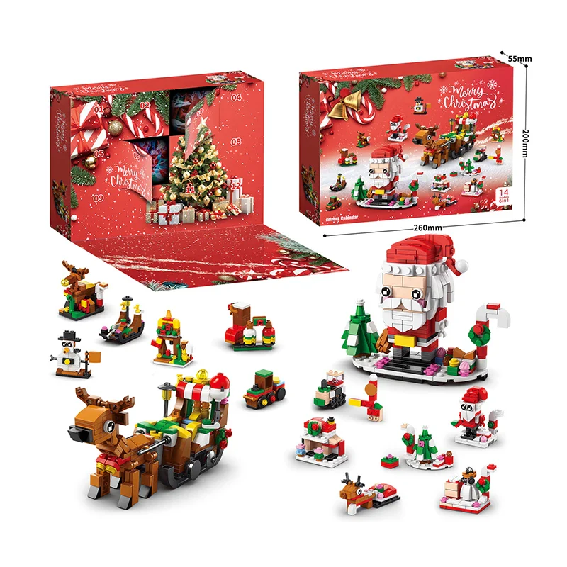 Christmas Building Blocks Advent Calendar DIY Kit Kids - Image 10