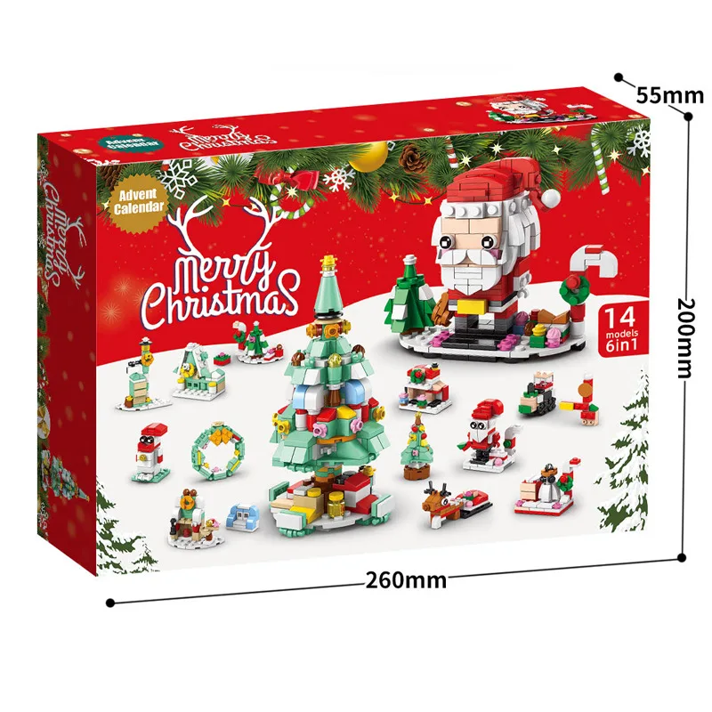 Christmas Building Blocks Advent Calendar DIY Kit Kids - Image 12