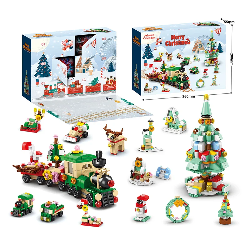 Christmas Building Blocks Advent Calendar DIY Kit Kids - Image 13