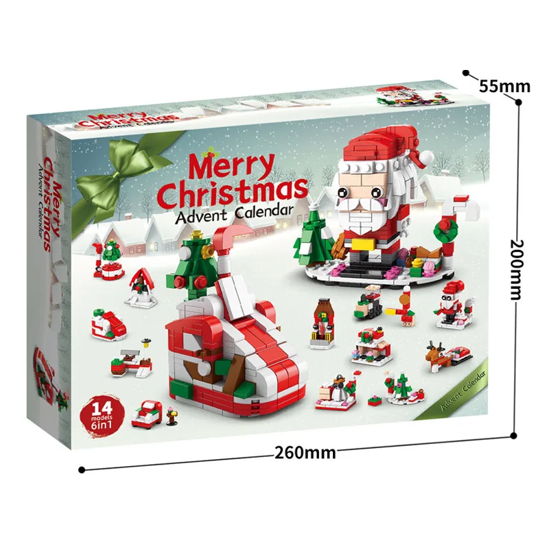 Christmas Building Blocks Advent Calendar DIY Kit Kids - Image 14