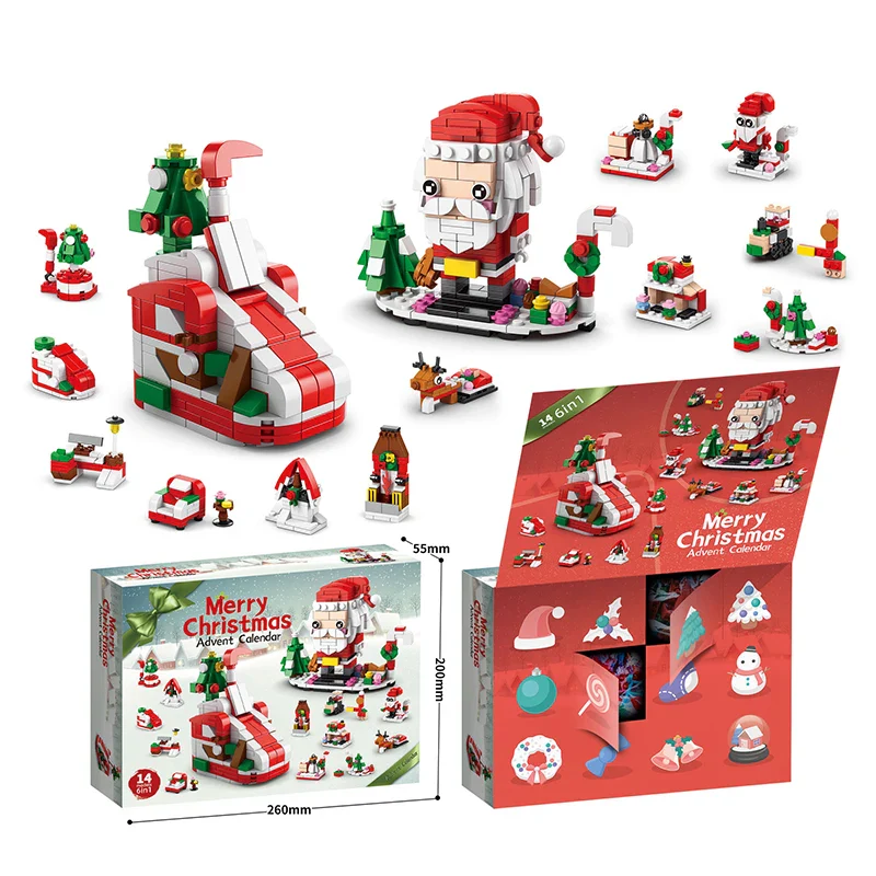 Christmas Building Blocks Advent Calendar DIY Kit Kids - Image 18