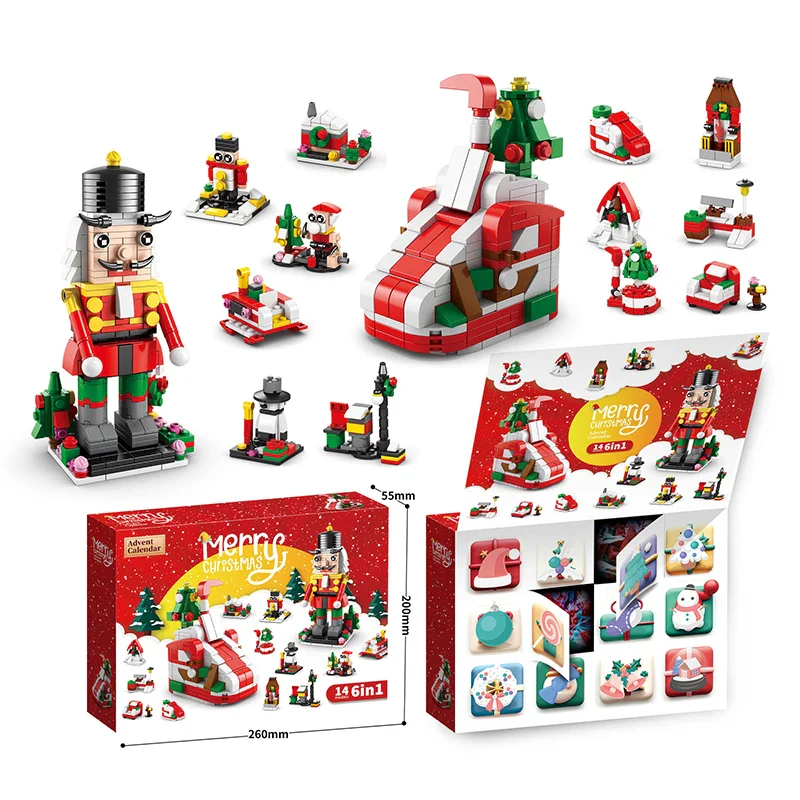 Christmas Building Blocks Advent Calendar DIY Kit Kids - Image 20