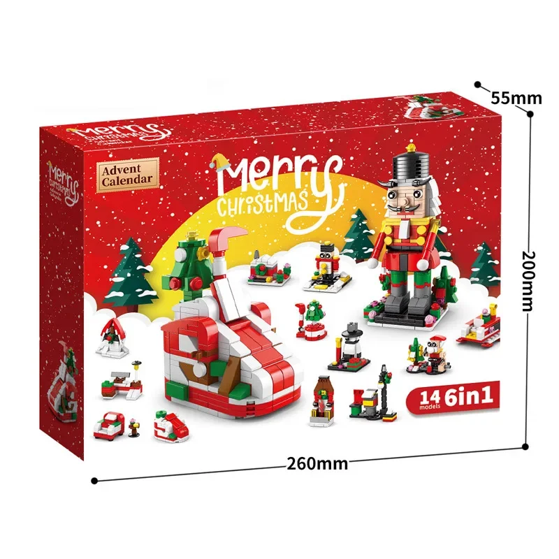Christmas Building Blocks Advent Calendar DIY Kit Kids - Image 23
