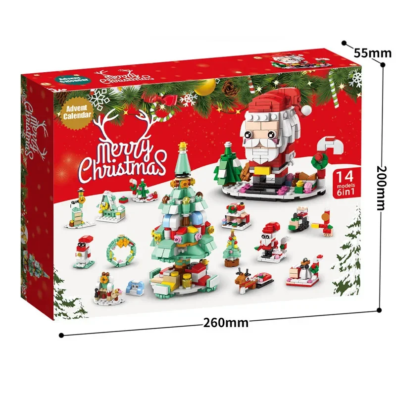 Christmas Building Blocks Advent Calendar DIY Kit Kids - Image 26