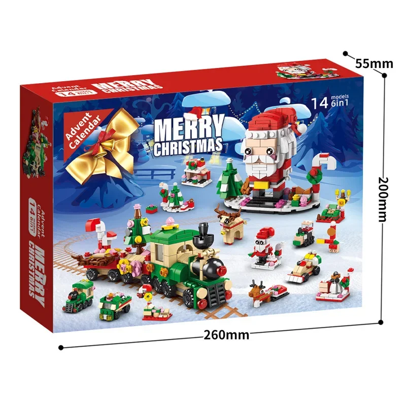 Christmas Building Blocks Advent Calendar DIY Kit Kids - Image 29