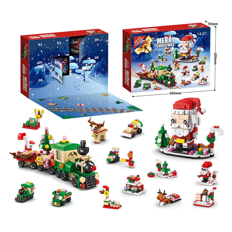 Christmas Building Blocks Advent Calendar DIY Kit Kids - Image 6