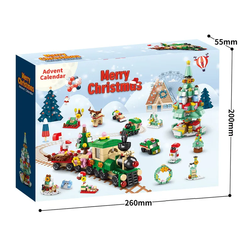 Christmas Building Blocks Advent Calendar DIY Kit Kids - Image 9