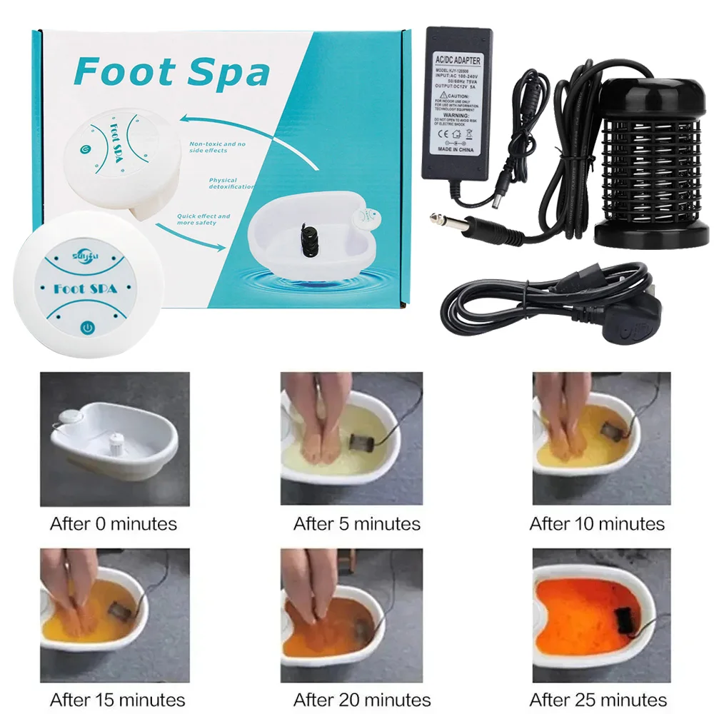 Mini Ionic Detox Foot Spa Bath Machine - Vibrating Foot Bath for Health & Wellness Therapy - Image 5