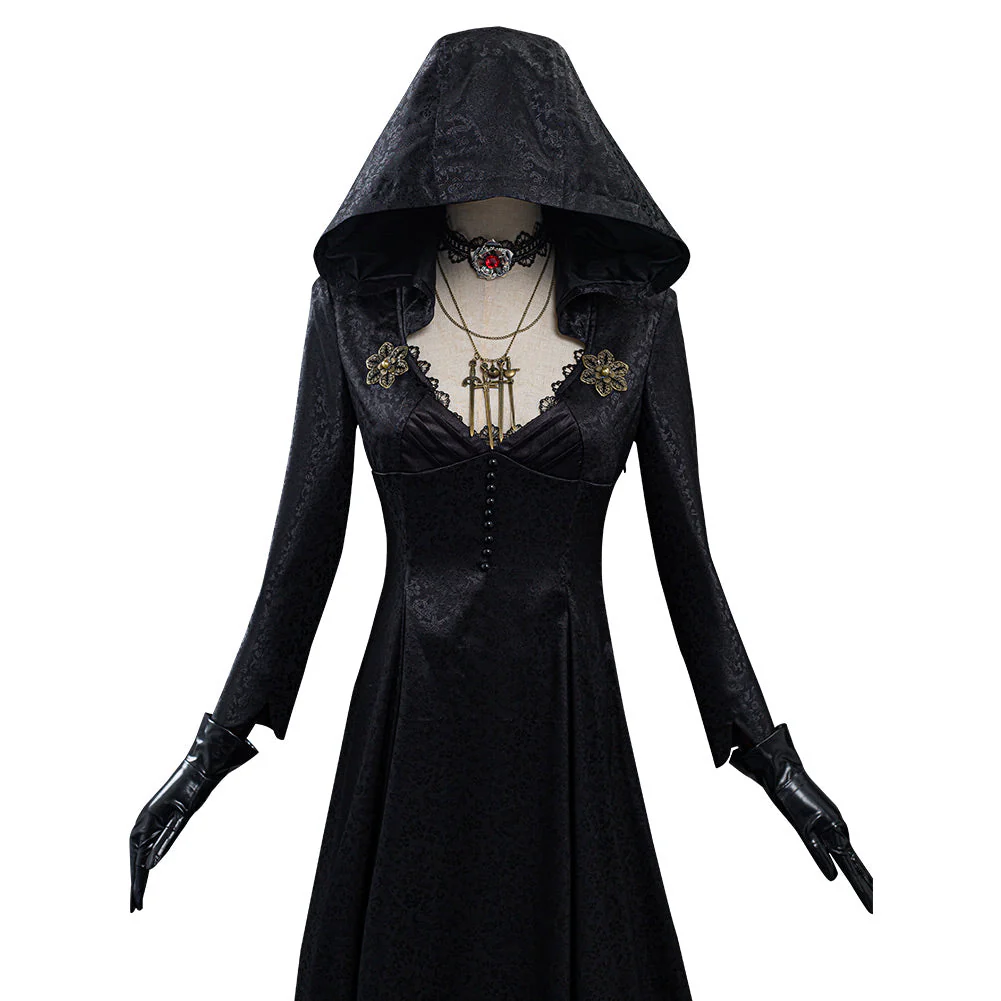 Vampire Lady Cosplay Costume from Evil Village - Premium Quality Outfit for Halloween, Conventions, and Themed Parties - Image 4