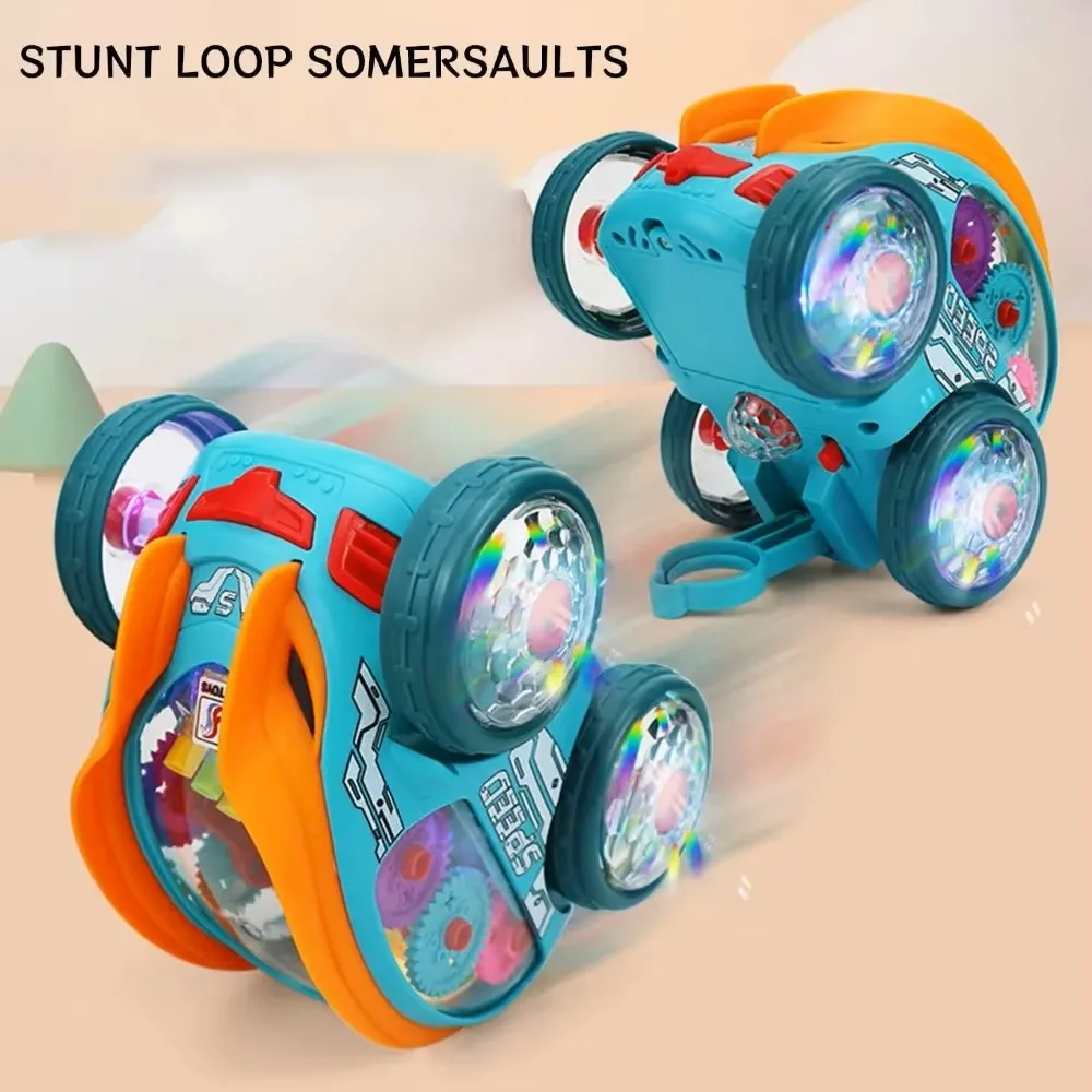 Speedlite Toy Car with LED Lights & Music for Boys Girls, Dynamic Transparent Luminous Car - Image 4