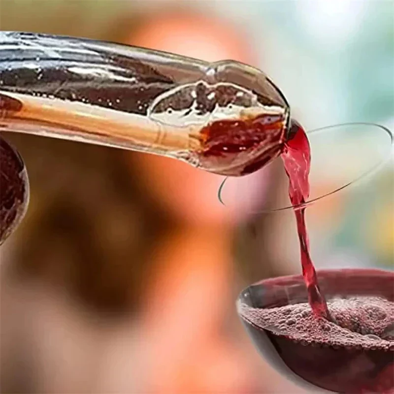 Unique Glass Spitting Cobra De Canter Wine - 22cm Unique Glass Server for Home & Office - Image 3