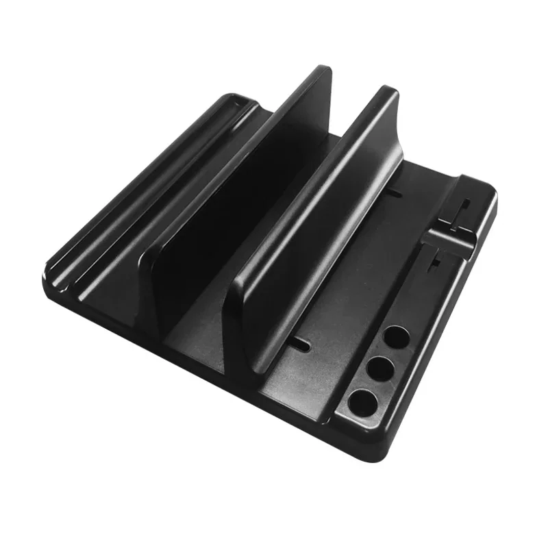 Vertical Laptop Stand with Adjustable Width - Space-Saving Computer Accessories for Office Desks - Image 8